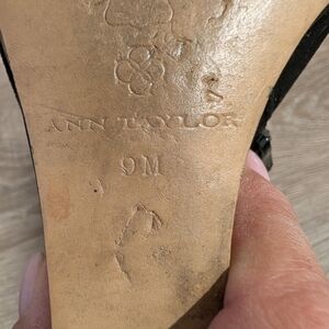 Ann Taylor Black Heeled Shoes